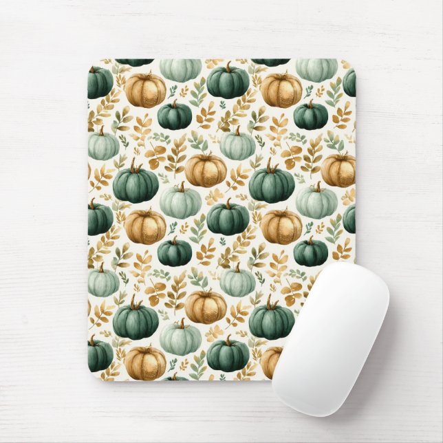 Mousepad Quadro de Fotografias de Pumpkin de Queda Personal (Com mouse)