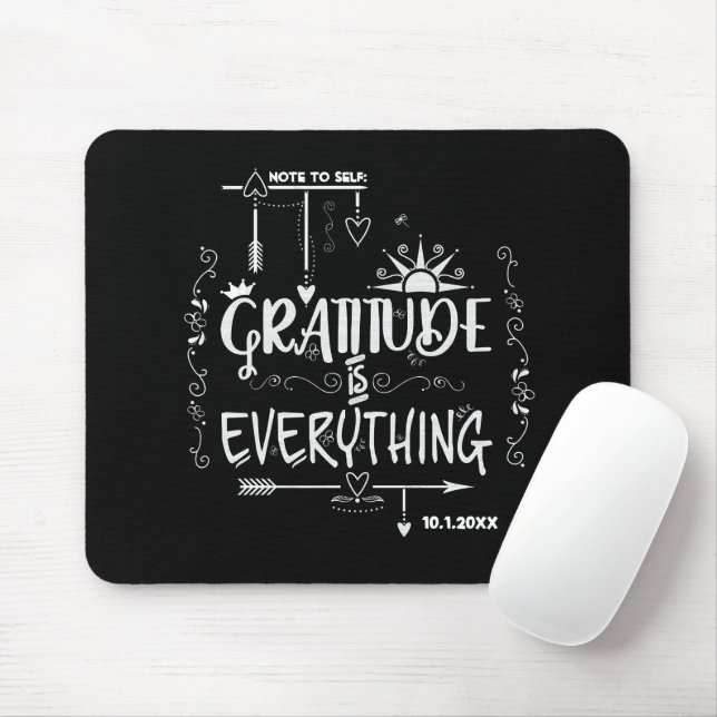 Mousepad Quadro de Gratidão 🖱 (Com mouse)