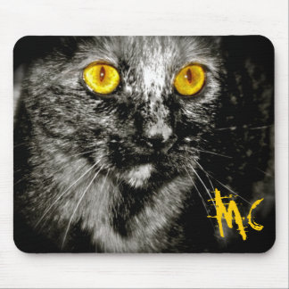 Mousepad Quadro do cheio do tapete do rato do gato do