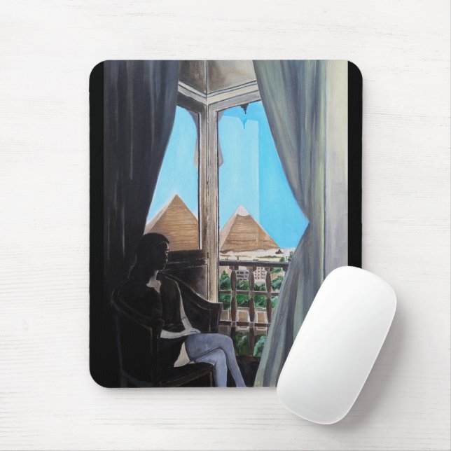 Mousepad Quadro do Hotel Pyramisa por Alfred Fox (Com mouse)