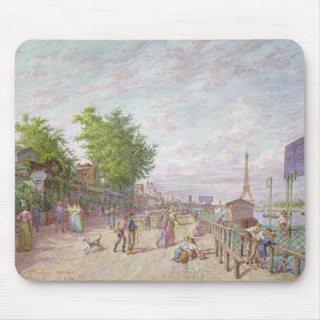 Mousepad Quai du Ponto du Jour, Boulogne Billancourt, 1897 (Frente)