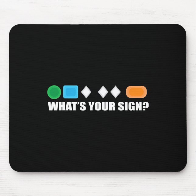 Mousepad Qual é a dificuldade de esqui da sua sinalização E (Frente)