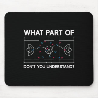 Mousepad Qual Parte De Você Não Entende Funny Lacrosse La