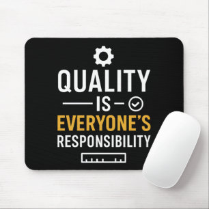 Mousepad Qualidade é Responsabilidade de Todos Citação de Q