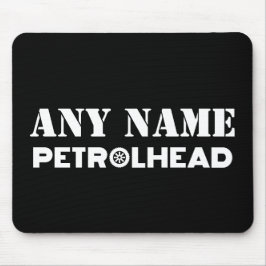 Mousepad Qualquer nome de Petrolhead Personalizada