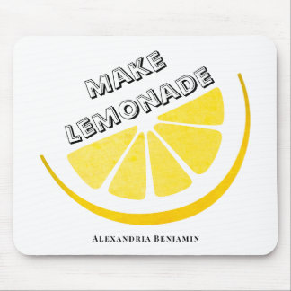 Mousepad Quando A Vida Te Dá Limões Faz A Limonada Amarelar