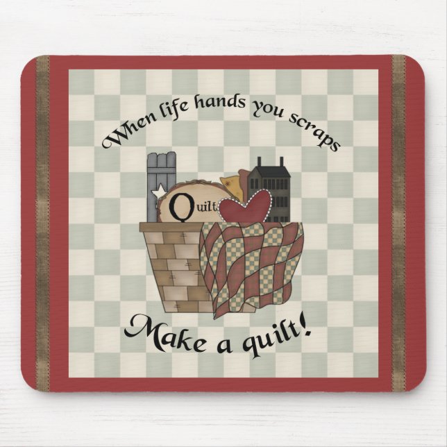 Mousepad Quando A Vida Te Mandar (Frente)