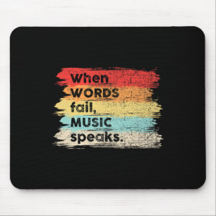 Mousepad Quando as palavras caem, outono, Dia de Ação de Gr