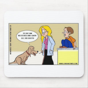 Mousepad Quando Cães R Os Mestrados Engraçados Oferecem E C