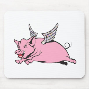 Mousepad quando os suínos voam