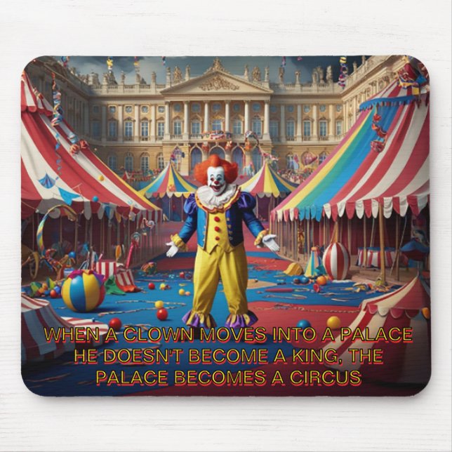 Mousepad Quando Um Palhaço Se Move Para Um Palácio... (Frente)