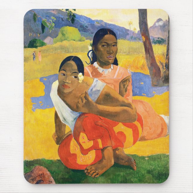 Mousepad Quando Você Irá Se Casar? Paul Gauguin (Frente)
