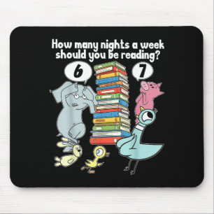 Mousepad Quantas Noites Por Semana Você Deve Estar Lendo_ 6