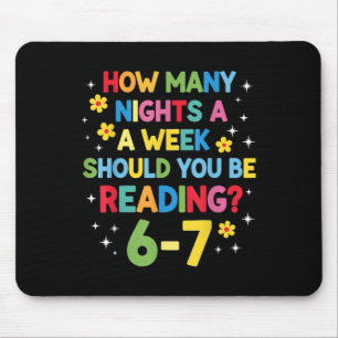 Mousepad Quantas Noites Por Semana Você Deve Estar Lendo 6-