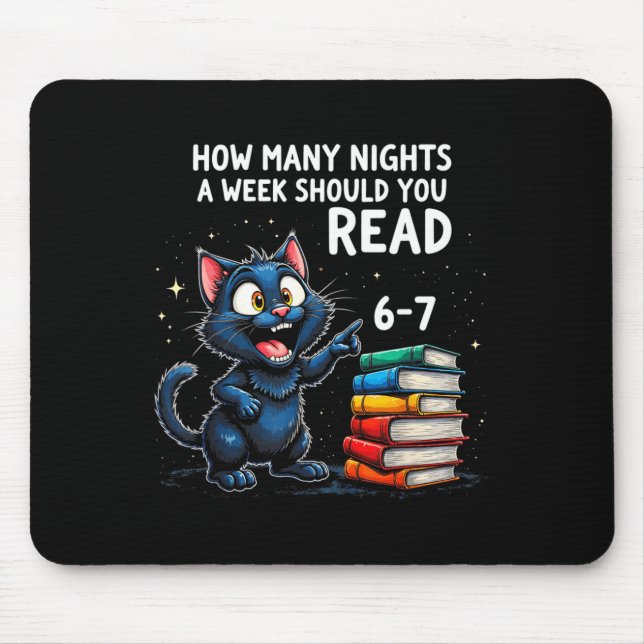 Mousepad Quantas Noites Por Semana Você Deve Ler_ 6–7 Diver (Frente)