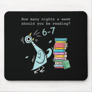 Mousepad Quantas Noites Por Semana Você Deve Ler 6–7 T