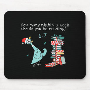 Mousepad Quantas Noites Por Semana Você Deve Ler 6-7 T