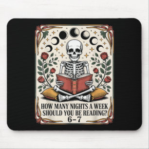 Mousepad Quantos Dias Lendo Meme 6 7 Amante de Livros Engra