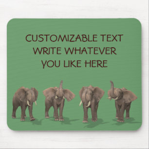 Mousepad Quarteto de Elefantes