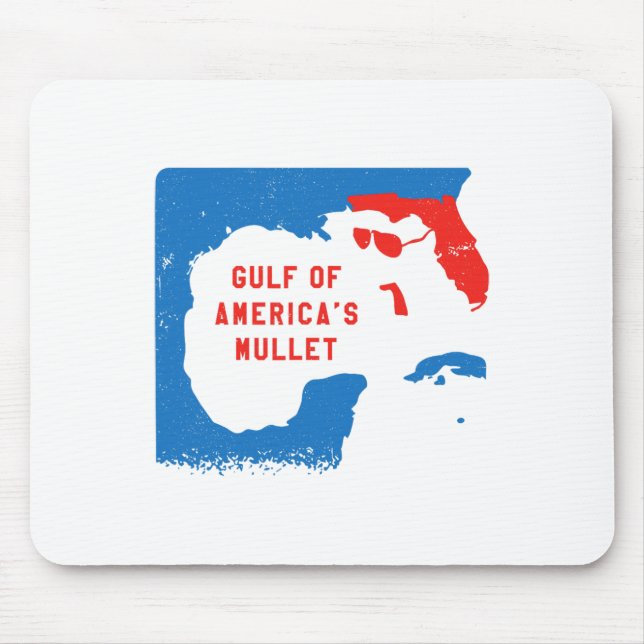 Mousepad Quarto de julho, Funny Golfo do Americano (Frente)