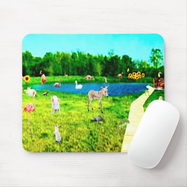 Mousepad Quase Paraíso (Com mouse)