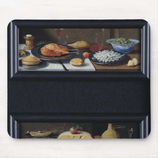 Mousepad Quatro ainda vivem da comida e da fruta (Frente)