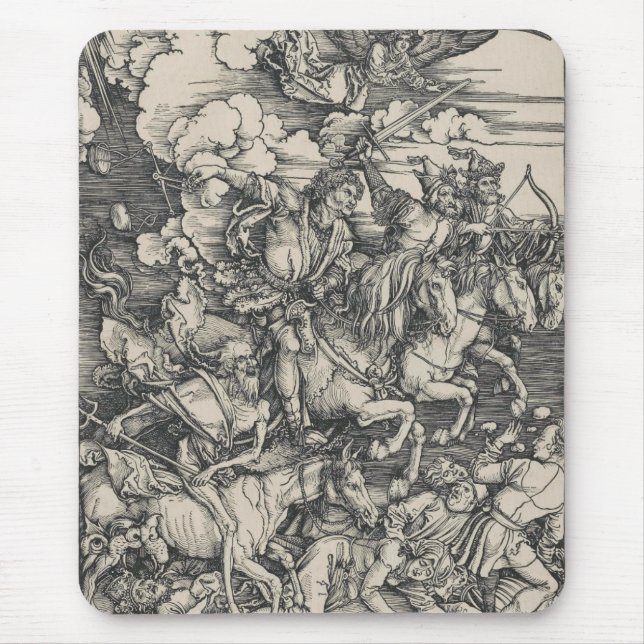 Mousepad Quatro Cavaleiros do Apocalipse Durer (Frente)