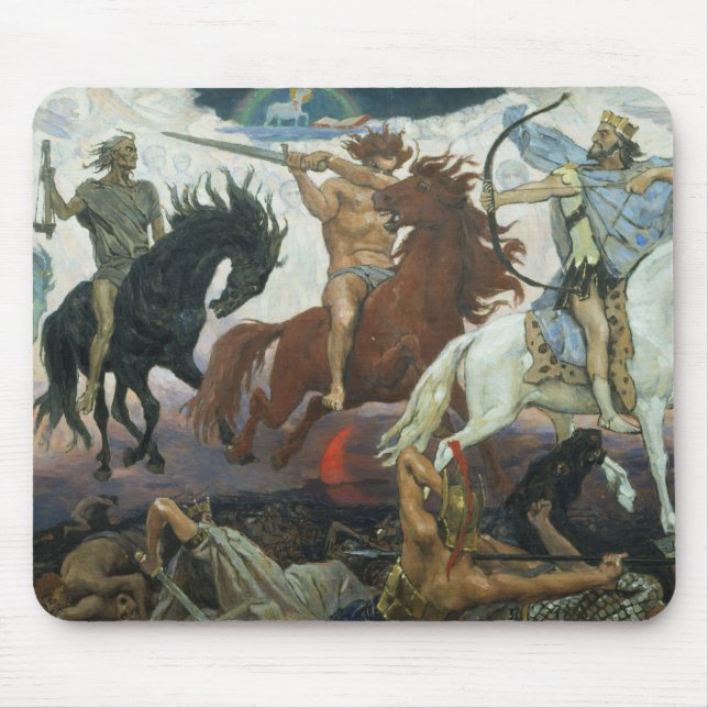 Mousepad Quatro Cavalos de Apocalypse Viktor Vasne (Frente)