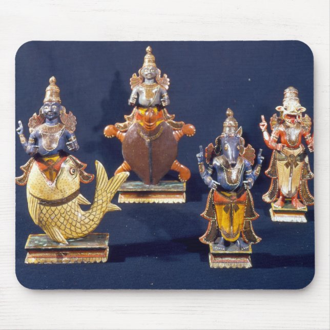 Mousepad Quatro das encarnações de Vishnu (Frente)