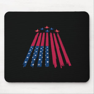 Mousepad Quatro de Julho Dia da Independência Bandeira Amer