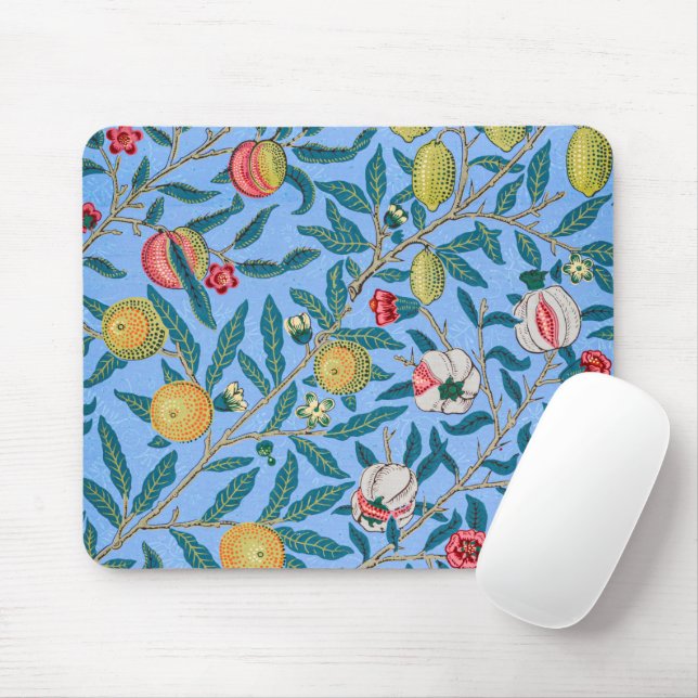 Mousepad Quatro Frutas, William Morris (Com mouse)