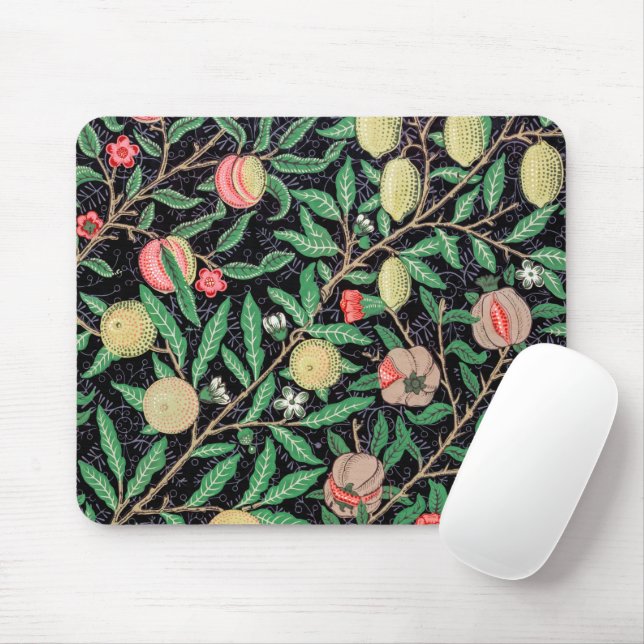 Mousepad Quatro Frutas, William Morris (Com mouse)