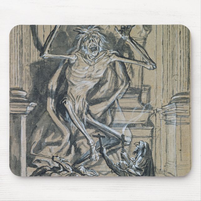 Mousepad Quatro ladrões graves despertam um fantasma (Frente)