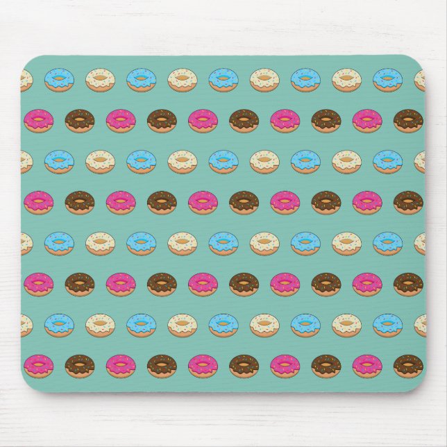 Mousepad Quatro padrões Rosquinha associados (Frente)