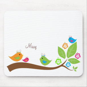 Mousepad Quatro Pequenas Aves
