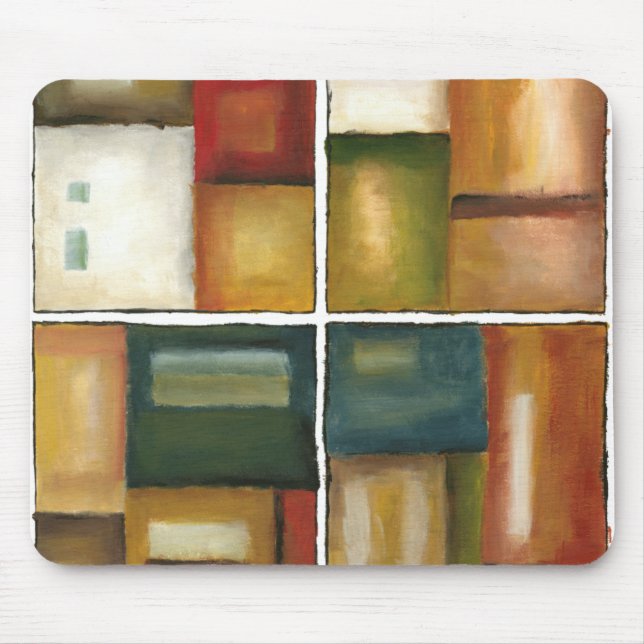 Mousepad Quatro Pintura Paneled de Jennifer Goldberger (Frente)