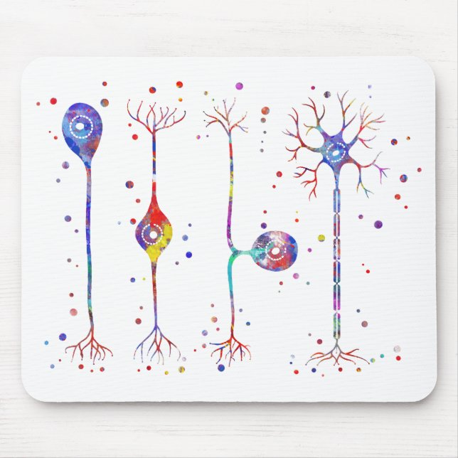 Mousepad Quatro tipos de neurônios (Frente)