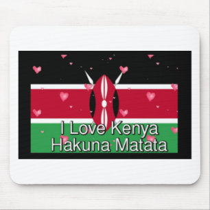 Mousepad Que Bonito! Kenya Hakuna Matata