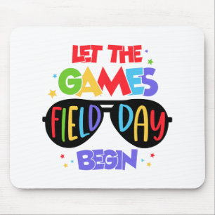 Mousepad Que Comece O Dia De Campo Dos Jogos No Dia Passado