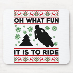 Mousepad Que Diversão É Andar de Moto Dirt Bike