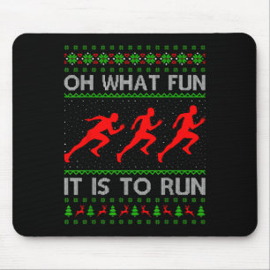 Mousepad Que Divertido É Ter Um Suéter Feio De Natal
