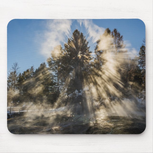 Mousepad Que droga! - Raios Crepusculares - Luz solar (Frente)