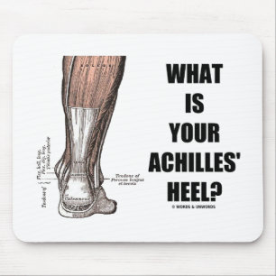 Mousepad Que é seu salto de Achilles? (Anatomia do salto)