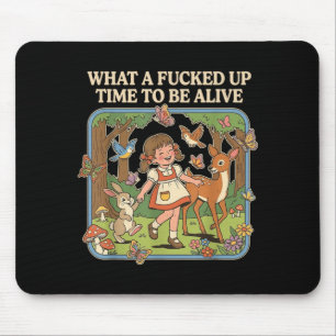 Mousepad Que Época para Estar Vivo Piadas Engraçadas Sarcás