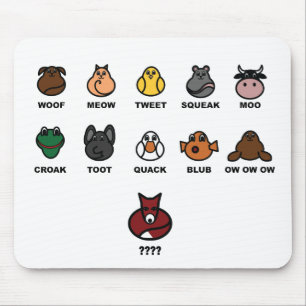 Mousepad Que faz a raposa diz?