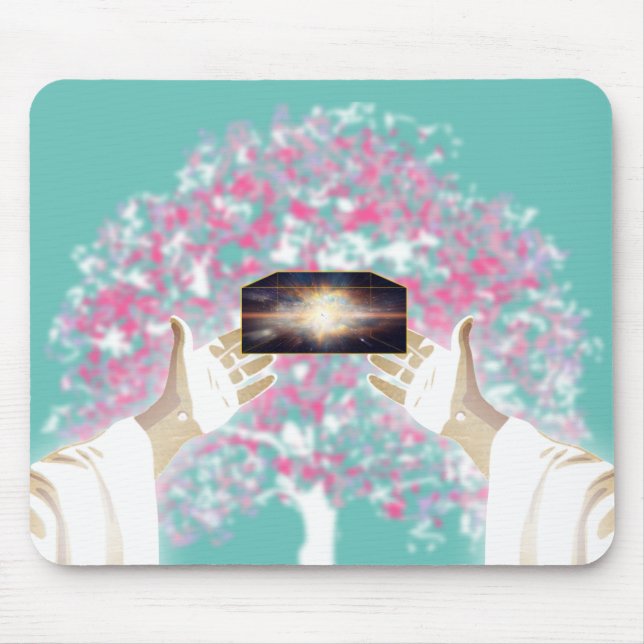 Mousepad Que haja luz, e houve luz (Frente)
