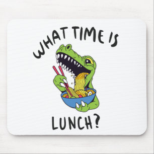 Mousepad Que horas é o almoço