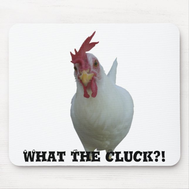 Mousepad Que o Cluck?! (Frente)