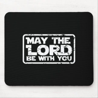 Mousepad Que o Senhor Esteja Com o Cristianismo Cristão Div