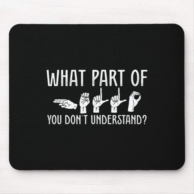 Mousepad Que parte de vocês não entende professor de Design (Frente)